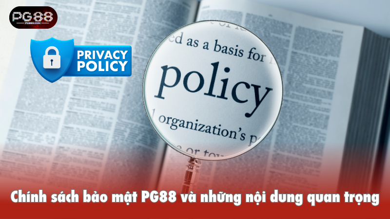 Chính sách bảo mật PG88 và những nội dung quan trọng